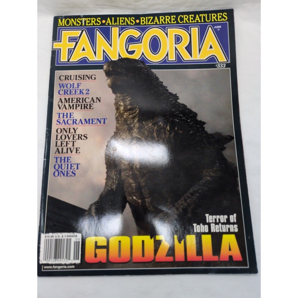 Fangoria Godzilla Magazine #333 June 2014